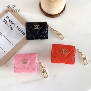 Vỏ Bảo Vệ Hộp Sạc Tai Nghe AirPods 1 2 Pro Apple 3 Bằng Da Họa Tiết Thương Hiệu Lớn Sang Trọng