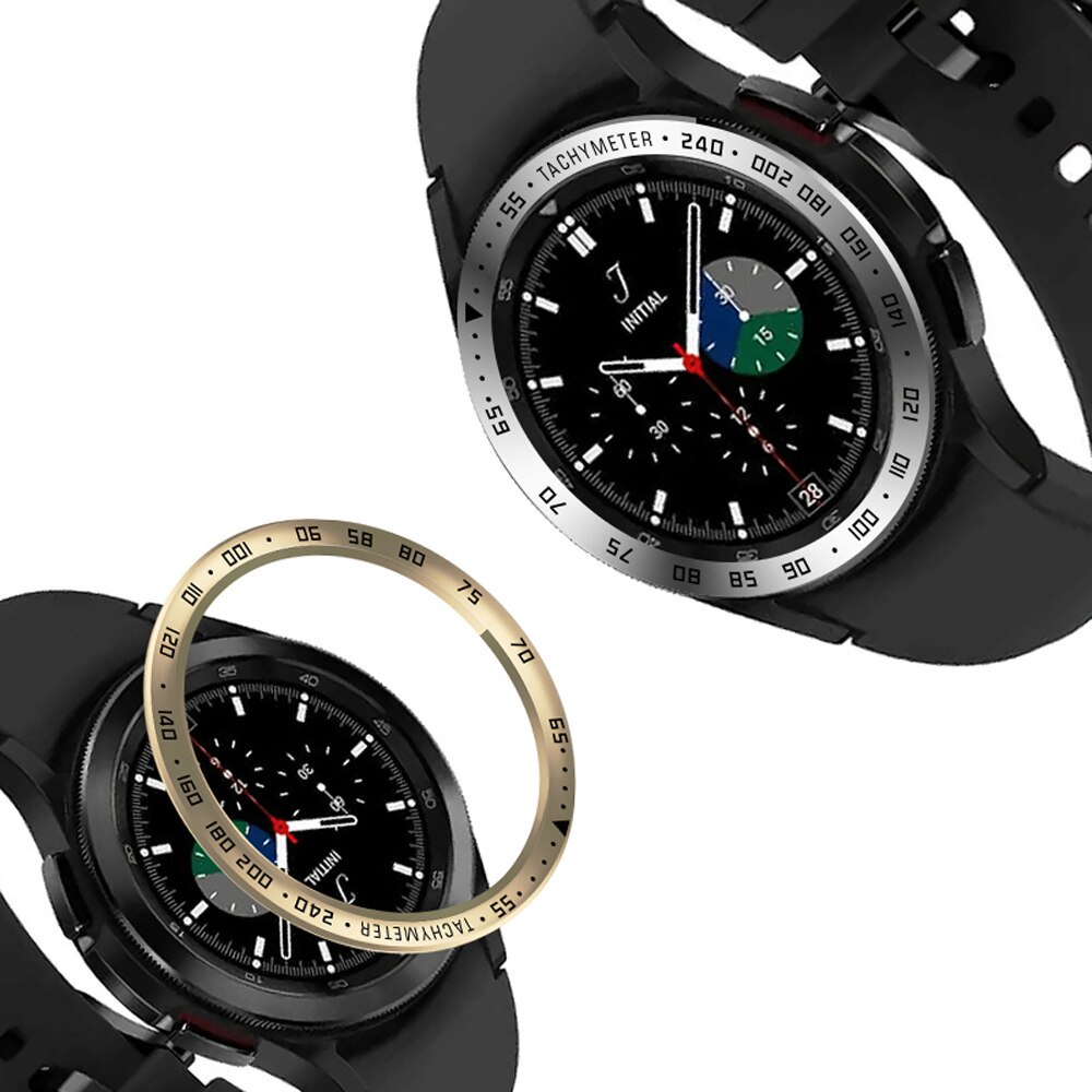 Ốp Đồng Hồ Bezel Bằng Thép Không Gỉ Cho Samsung galaxy watch 4 Classic 42mm 46mm