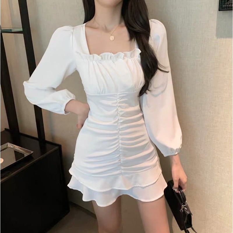 ĐẦM CỔ U VIỀN BÈO RÚT NHÚN LAI TẦNG | BigBuy360 - bigbuy360.vn