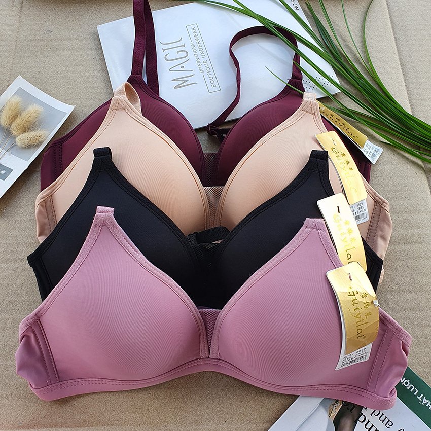 Áo Lót, Áo Ngực 8829 - Mỏng Không Gọng - Trơn,Mềm Mại,Gom Ngực,Chống Xệ Hoàn Hảo