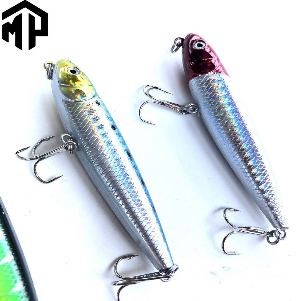 Sét mồi câu cá giả câu lure GW , 8g - 9cm combo 5 con đủ màu , câu hồ , biển , sông