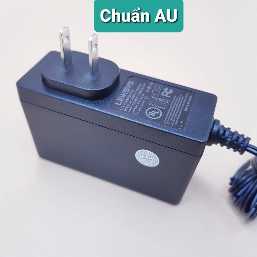 Adapter 12V 2A LINKSYS MU24-Y120200-A1Bộ Chuyển Đổi Nguồn Chất Lượng Cho Camera, Modem Wifi, Router Wifi, Đàn Organ