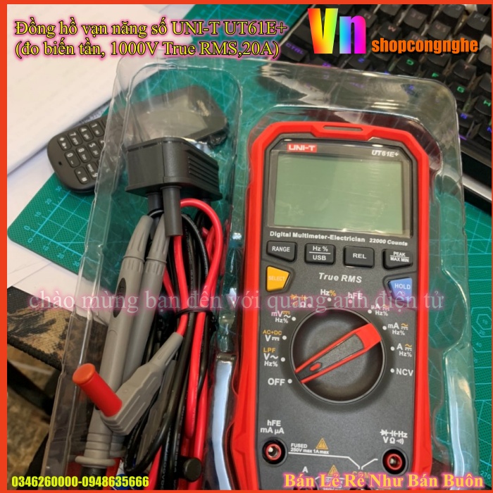 Đồng hồ vạn năng số UNI-T UT61E+