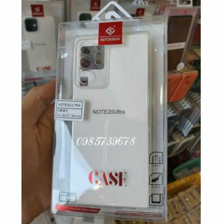 Ốp lưng KT Design Samsung Note 20 Ultra trong suốt siêu đẹp bảo vệ camera