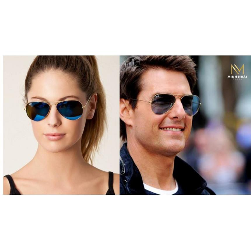 09 [KÍNH RÂM CAO CẤP] KÍNH MẮT THỜI TRANG NAM NỮ RAYBAN SIÊU CƯỜNG LỰC CAO CẤP CHỐNG TIA UV400 GỌNG GẤP SANG TRỌNG