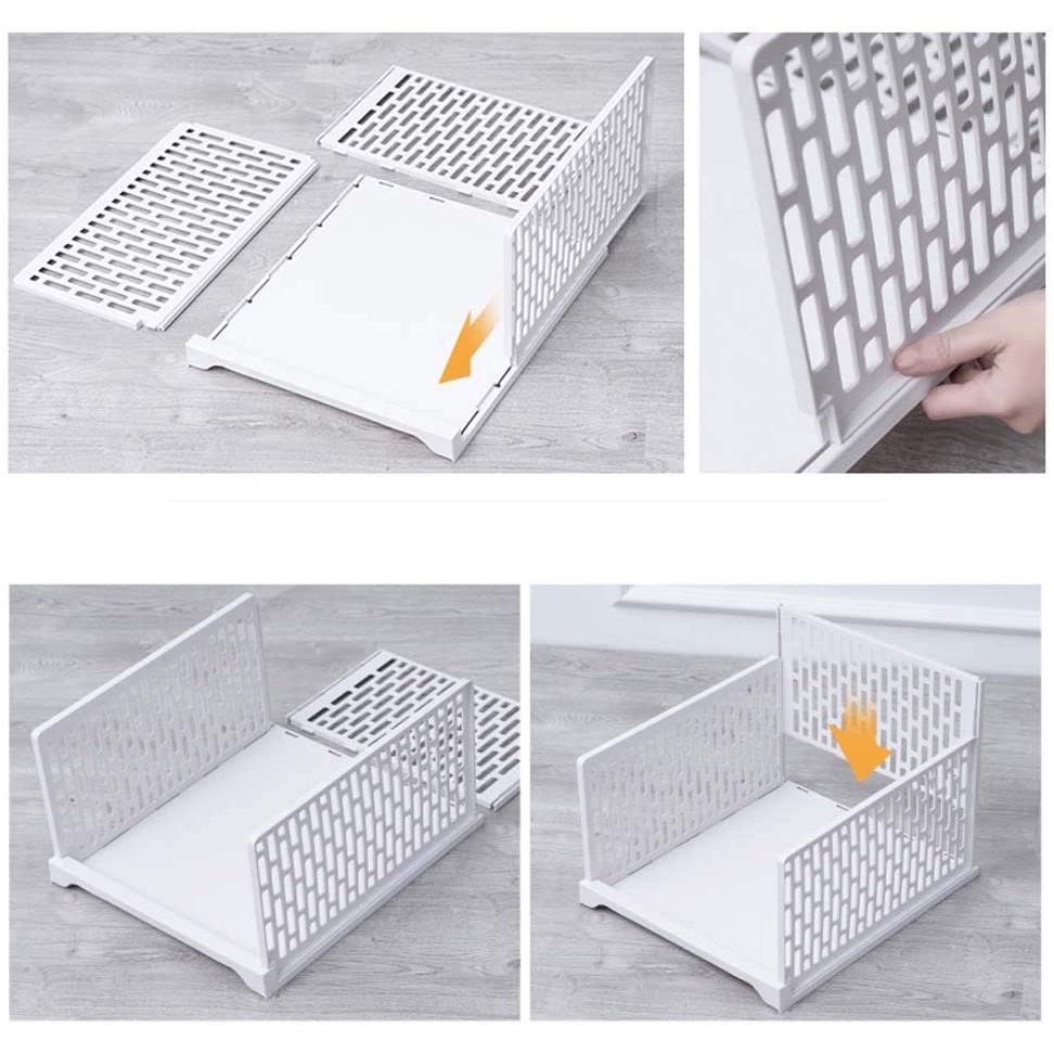 Hộp Nhựa Đựng Quần Áo / Đồ Chơi Chia Ngăn Sắp Xếp Gọn Gàng