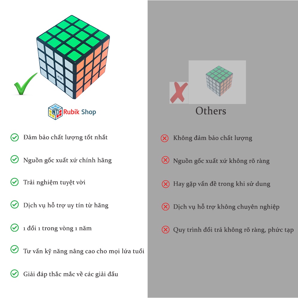 Đồ chơi rubik 4x4x4 - QiYi Qiyuan W2 4x4x4 Black (Màu Đen) - ngocthinhrubik