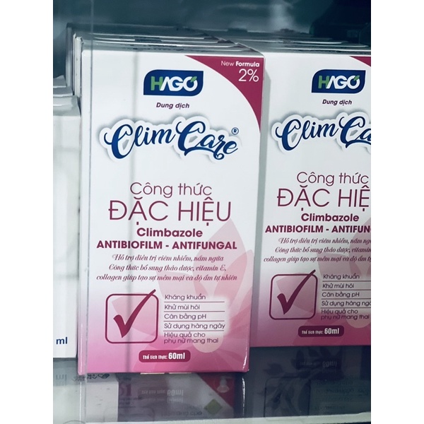 Dung dịch vệ sinh phụ nữ Clim care 60 ml - CN11
