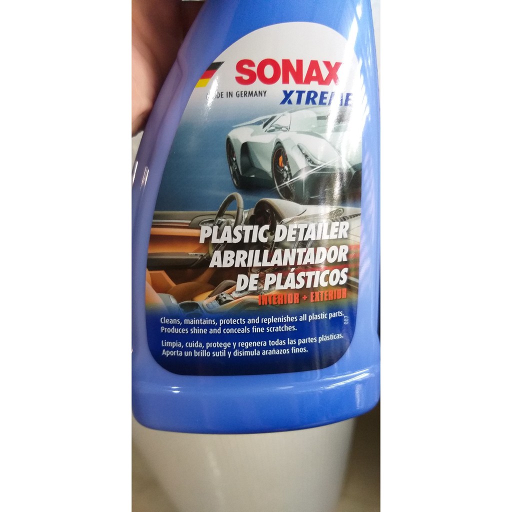 Xịt làm mới nhựa trong xe/ ngoài xe - Sonax Xtreme Plastic Detailer