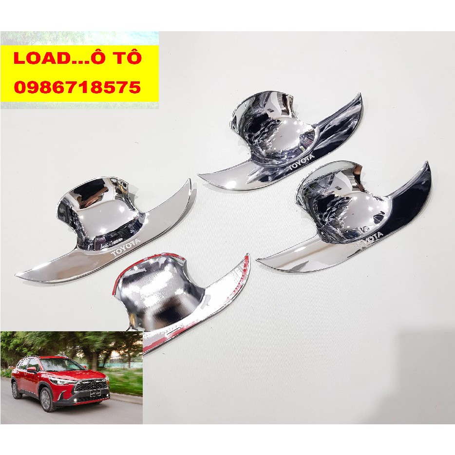 Ốp Hõm Cửa Toyota Cross 2022-2020 Mạ crom Cao Cấp