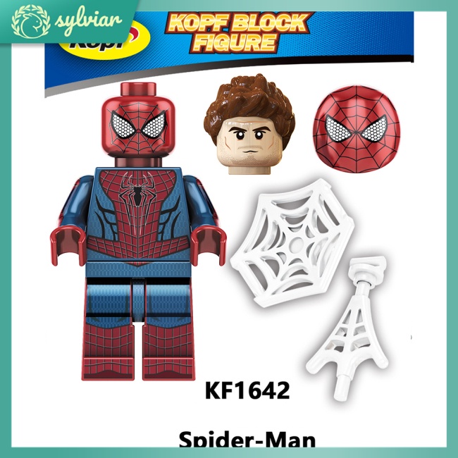 [sylviar] Mô Hình Đồ Chơi Siêu Anh Hùng Người Nhện Màu Xanh Lá Goblin Dr. Tòa Nhà Bạch Tuộc Lắp Ráp