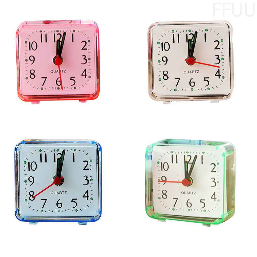 Đồng hồ để bàn hình vuông trong suốt FF86