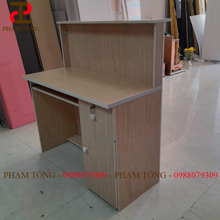 Quầy thu ngân mini màu gỗ - hàng cao cấp giá tại xưởng