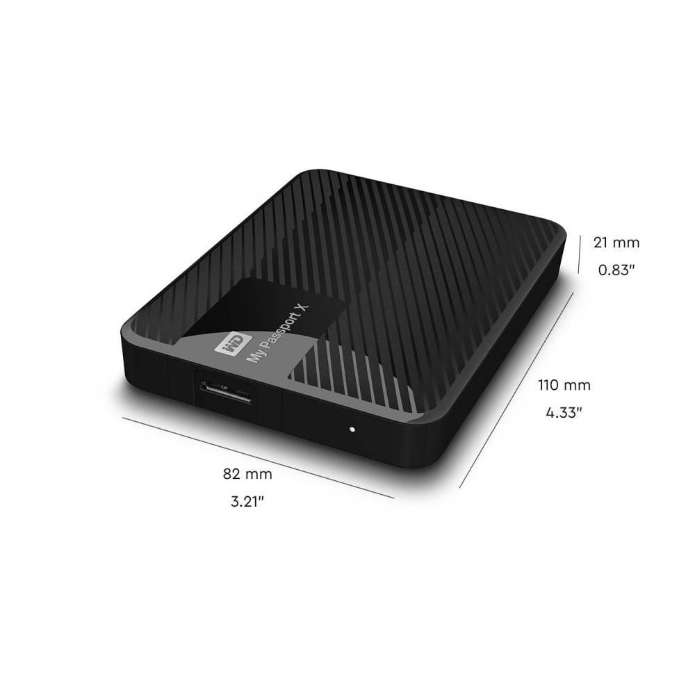 Ổ cứng di động WD My Passport X WDBCRM0030BBK - hard drive - 3 TB - USB 3.0