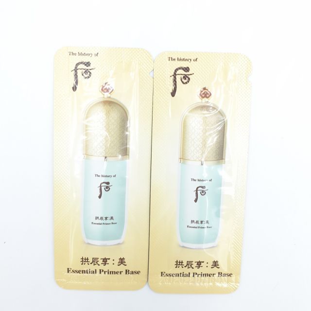 Kem lót Che Phủ Hoàn Hảo Whoo Mi Essential Primer Base 1ml | BigBuy360 - bigbuy360.vn