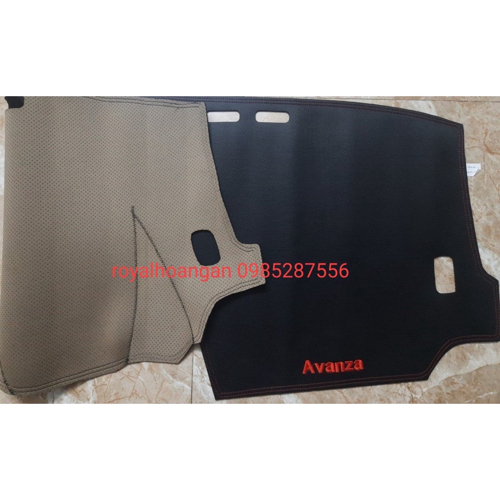 thảm taplo AVANZA 2022,2023 nhung ba lớp hoặc da cacbon