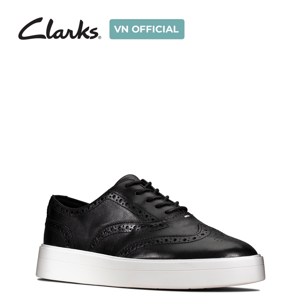Giày Da Nữ màu Đen Hero Brogue