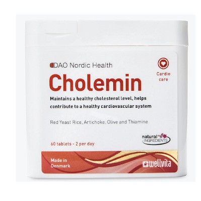 {Đan Mạch} CHOLEMIN – Hỗ trợ ổn định huyết áp và tăng cường sức khỏe tim mạch (hộp 60 viên)