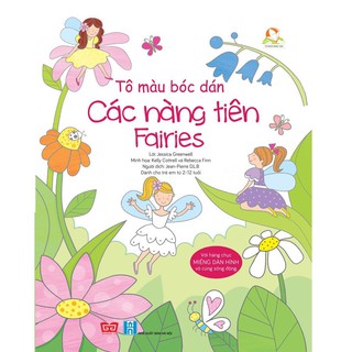 Sách - Tô màu bóc dán - (nhiều chủ đề)
