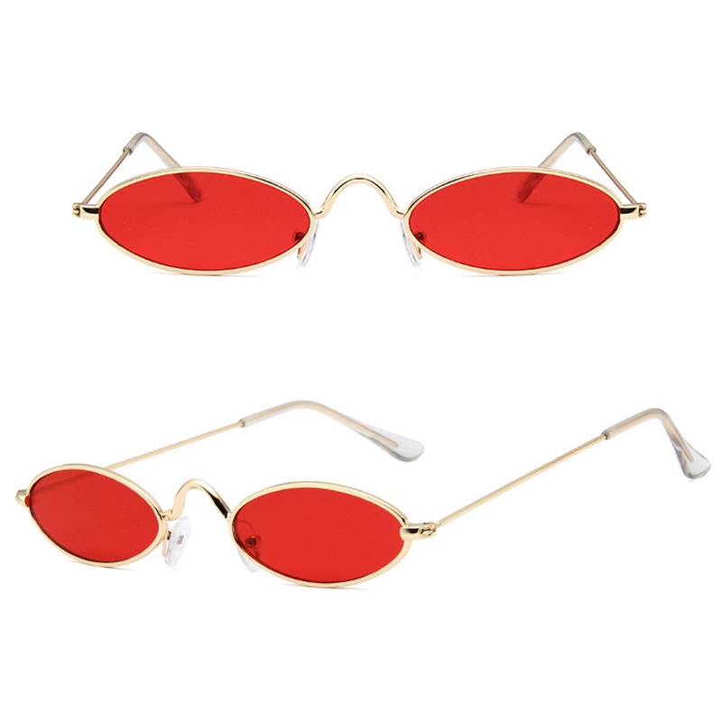 Kính Mát Gọng Oval Nhỏ Phong Cách Vintage Thời Trang Dự Tiệc Cho Nam Và Nữ JP5