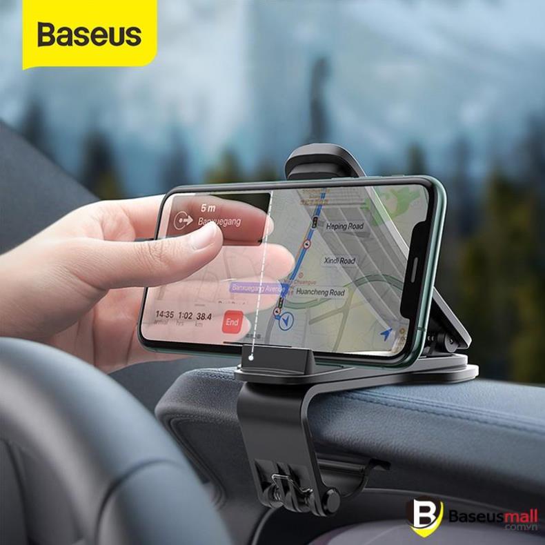 Baseus -BaseusMall VN Đế giữ điện thoại dạng kẹp ngang trên xe ô tô Baseus Big Mouth Pro Car Mount