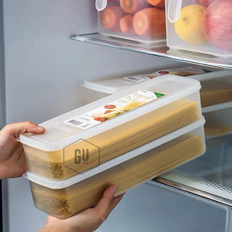 Hộp Đựng Mì Ý, bảo quản thực phẩm tủ lạnh, đựng rau củ, trữ đông