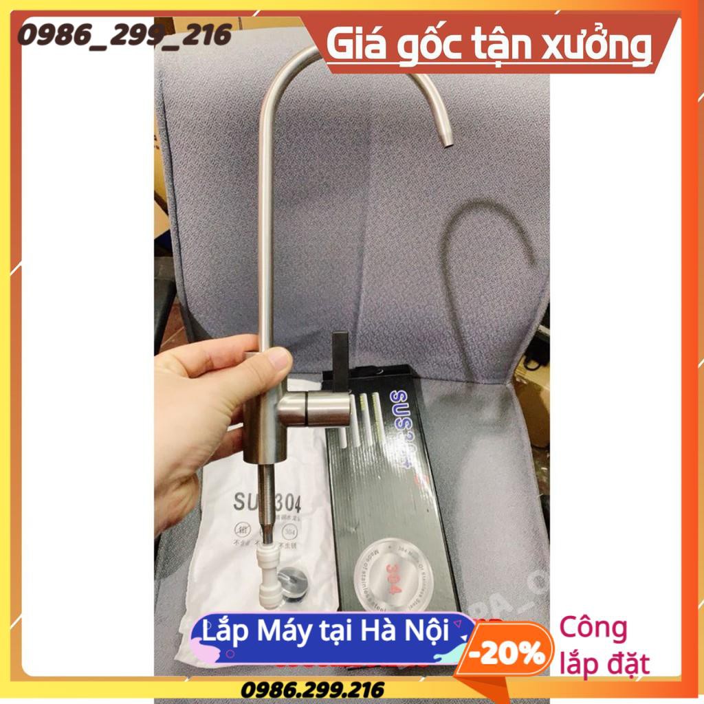 Vòi Gạt Máy Lọc Nước Inox 304 Chính Hãng ♥️ Vòi Tay Gạt Xịn Xò