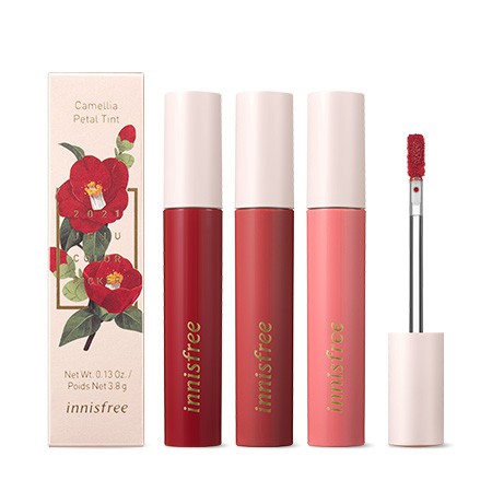 [new] Son Kem Phiên Bản Hoa Sơn Trà Innisfree Jeju Color Picker Camellia Petal Tint 3.8g