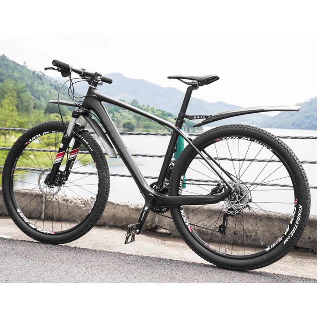 Dè Chắn Bùn ROCKBROS Bản Rộng Làm Bằng Cao Su Mềm Gắn Phía Trước/Đuôi Xe Đạp MTB Có Thể Điều Chỉnh