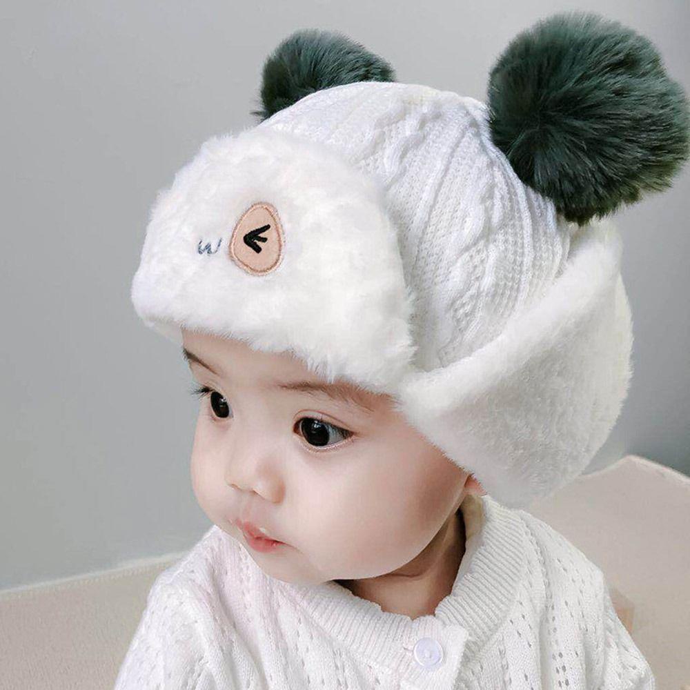 Mũ Len Che Tai Giữ Ấm Mùa Thu Đông Dành Cho Bé