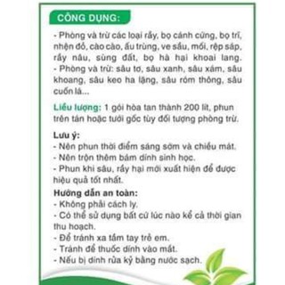 2 gói Chế phẩm trừ côn trùng diệt muỗi, kiến, gián, sâu, sùng...mẫu mớii logo Sbc