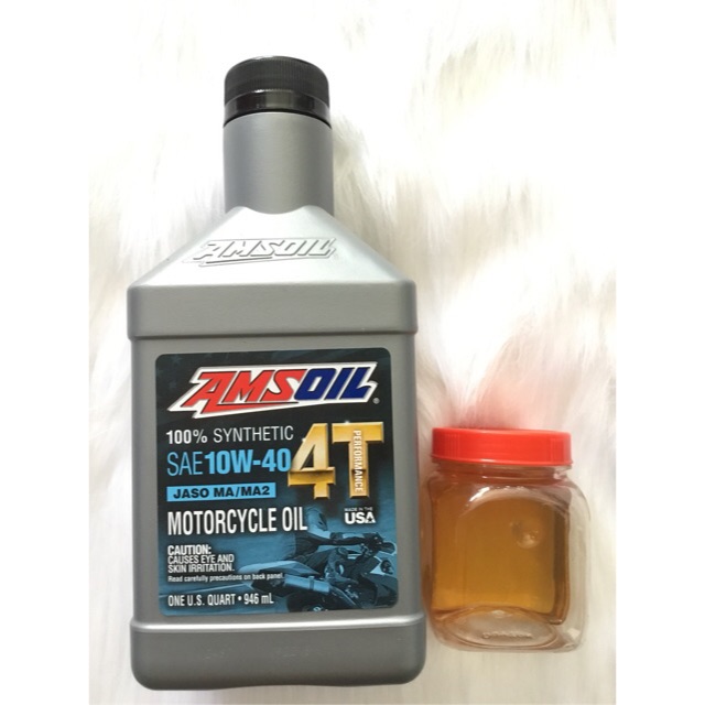 Dầu nhớt cao cấp Amsoil 4T 10W40 1L1