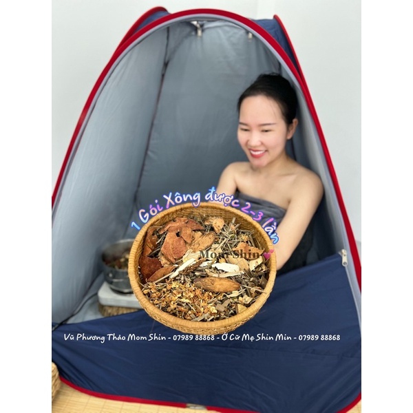 GÓI XÔNG GIẢI CẢM MOM SHIN | Lá Xông Thảo Dược | Xông Cơ Thể | Vũ Phương Thảo Mom Shin | Shop Mẹ Thảo | Mẹ Shin Min Gin