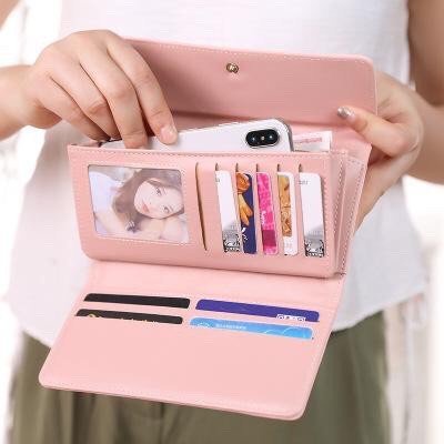 Ví Nữ Dài Cầm Tay, Thời Trang, Phối Caro Và Vương Miện Cực Đẳng Cấp, Phong Cách Trẻ Trung, Sành Điệu NEW-0010