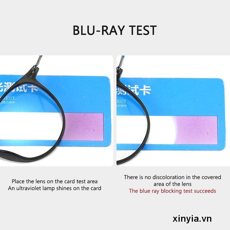 Mắt Kính Gọng Tròn Chống Ánh Sáng Xanh Thời Trang Hàn Quốc Cho Nam Nữ