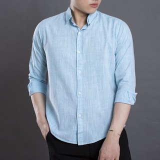 Áo sơ mi nam dài tay vải linen mềm mát Lados 797