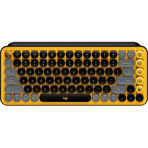 Bàn phím cơ Bluetooth Logitech Pop Keys - Hàng chính hãng - Màu sắc độc đáo, kết nối đa thiết bị, Bluetooth v5.1
