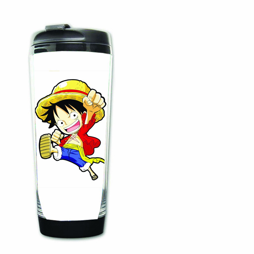 Bình nhựa đựng nước in hình ONE PIECE Đảo Hải Tặc mẫu chibi anime tiện lợi dễ thương xinh xắn