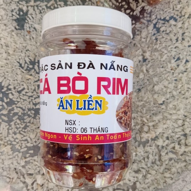 CÁ BÒ RIM - ĐẶC SẢN ĐÀ NẴNG - HŨ 200GR - Cá Bò Sợi Rim Mè - Cá Bò Rim TẨM VỪNG đà nẵng