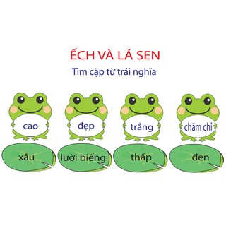 Ếch & Lá sen handmade (Đồ Dùng Dạy Học MIKI)