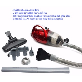 Máy Hút Bụi Cầm Tay Mini 2 Chiều Vacuum Cleaner - Gia Dụng SAPOO