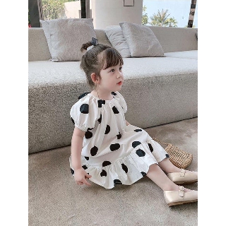 Váy bé gái chấm bi