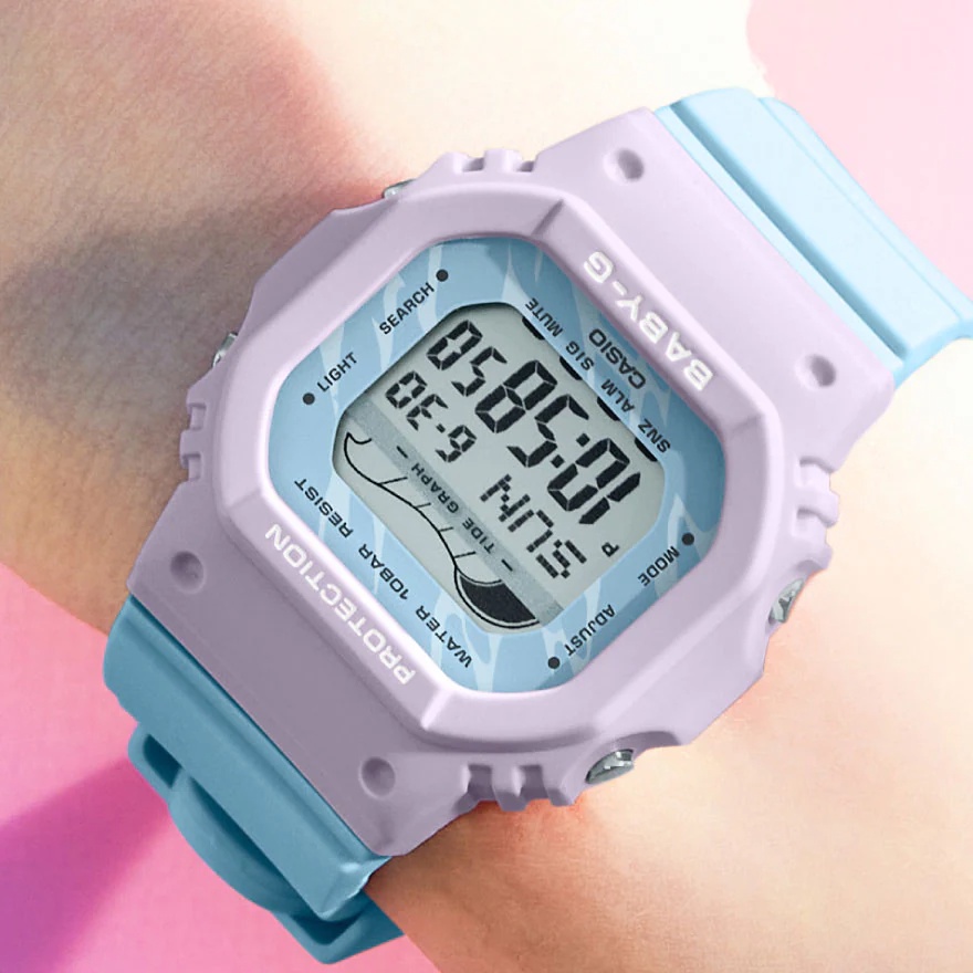 Đồng hồ nữ Casio Baby-G BLX-565-2 chống va đập, chống nước 100m, hàng chính hãng