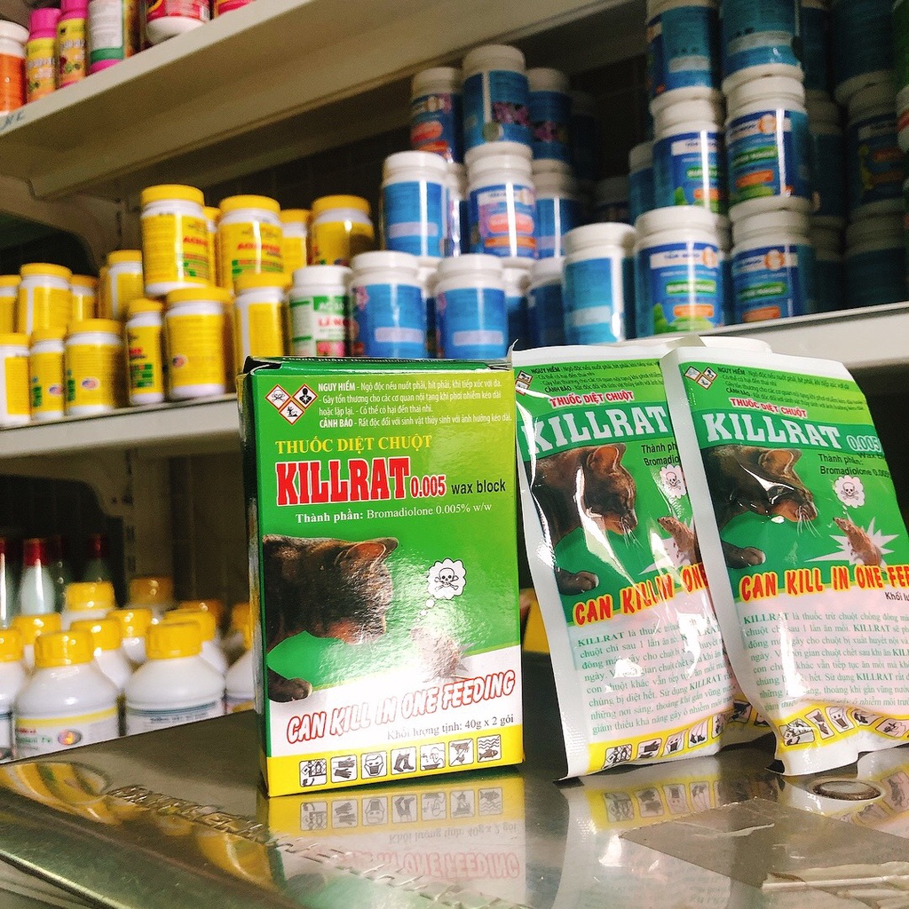 Thuốc diệt chuột Killrat - 50g - 2 gói