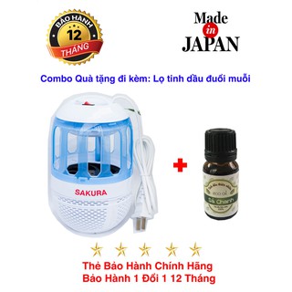Đèn bắt muỗi - đèn diệt côn trùng Sakura Nhật Bản