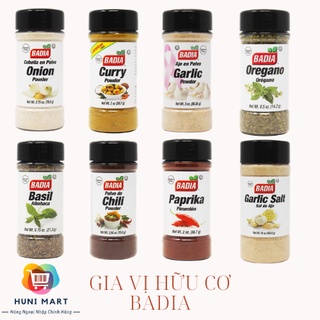 Gia vị hữu cơ dạng bột các loại Badia Mỹ