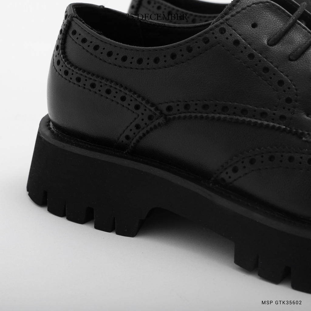 Giày da nam chất đẹp, đế giày tăng chiều cao - Thương hiệu 25.December mã GTK35602