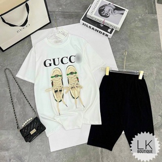 Sét áo thun g.c và quần legging ngố siêu cá tính
