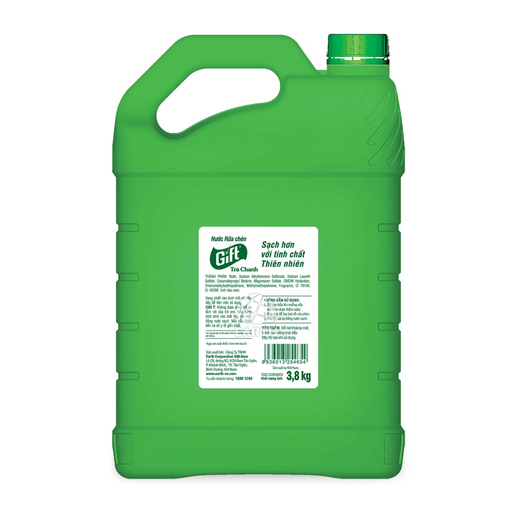 Nước rửa chén Gift Size Lớn Tiết kiệm 3.8Kg và 1.5Kg