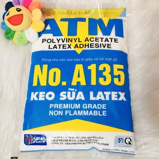 Keo Sữa Dán Giấy Dán Tường Dán Da Simili Đa Năng ATM 1kg Nguyên Liệu Làm Slime